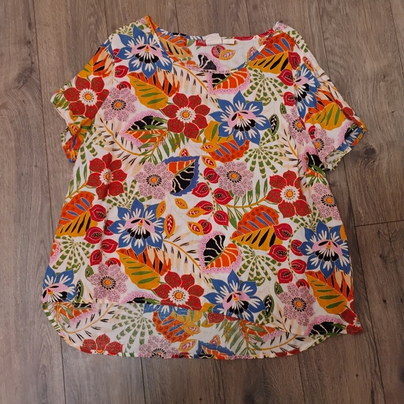 C&C California 100% Linen Pullover Top XL - Picture 7 of 7